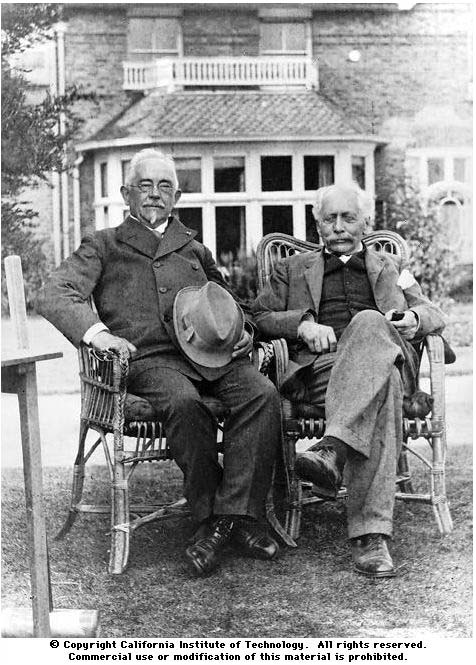 bateson and johannsen in the garden